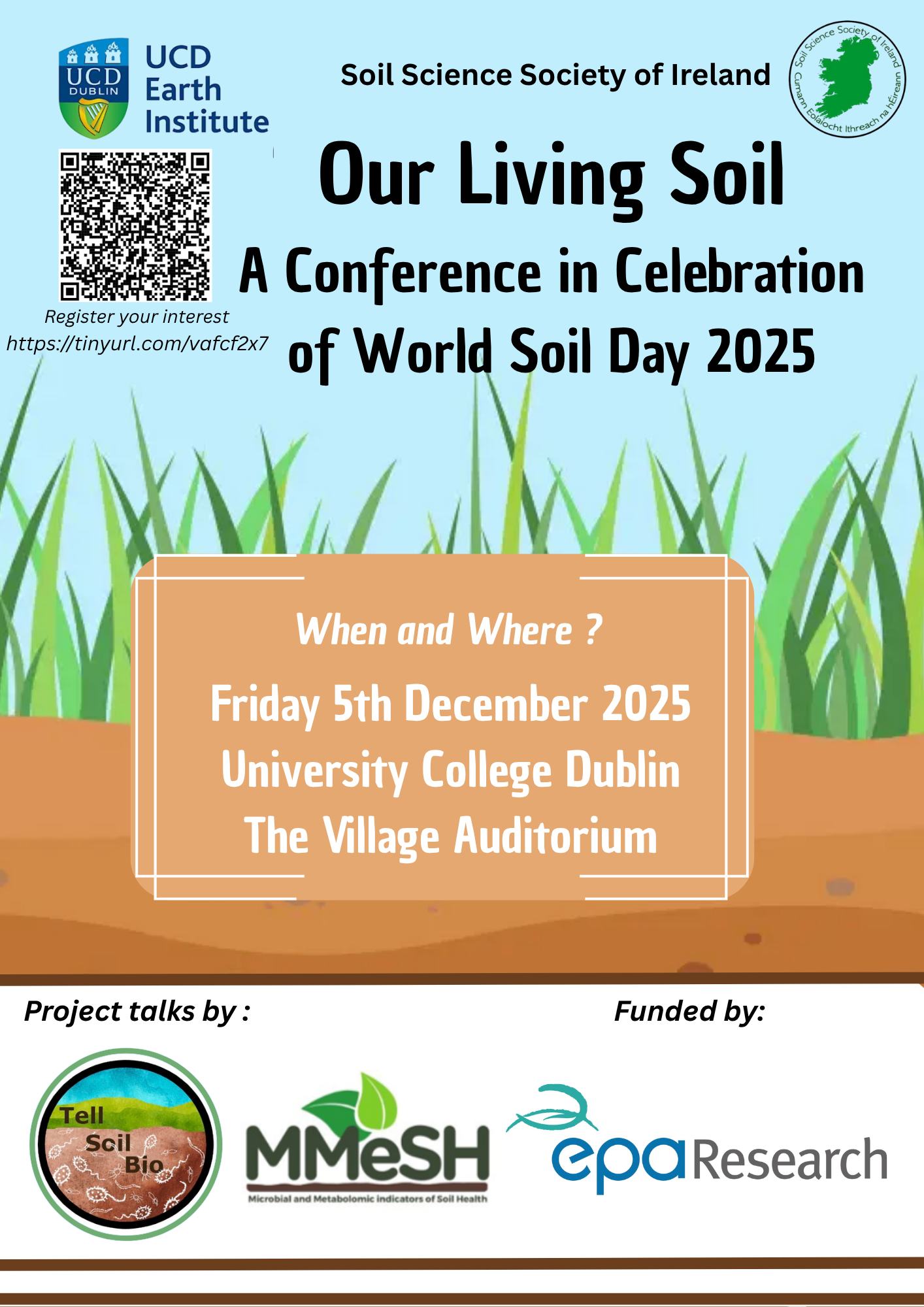 Our Living Soil, World Soil Day 2025 event flyer